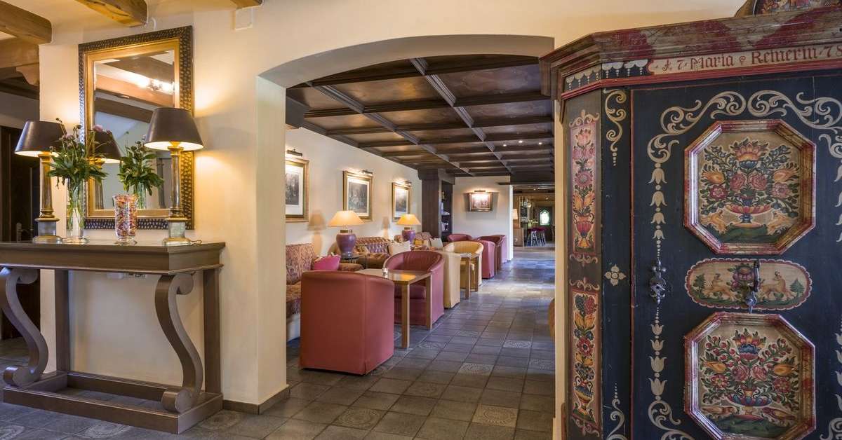 Een foto van het interieur van Sporthotel Austria