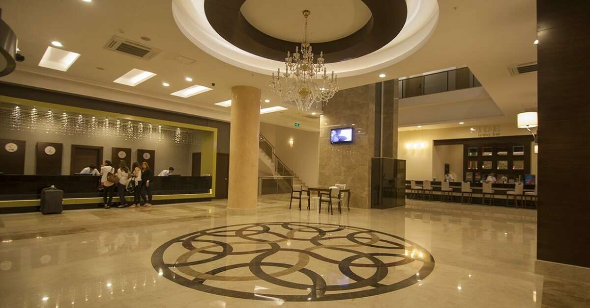 Een foto van het interieur van Linda Sunny Beach Hotel