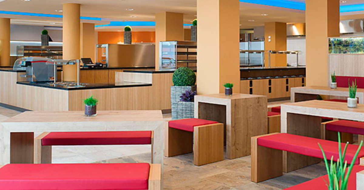 Een foto van het interieur van Rhön Park Hotel