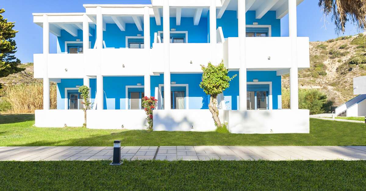 Een foto van de buitenkant van Blue Sea Beach Resort