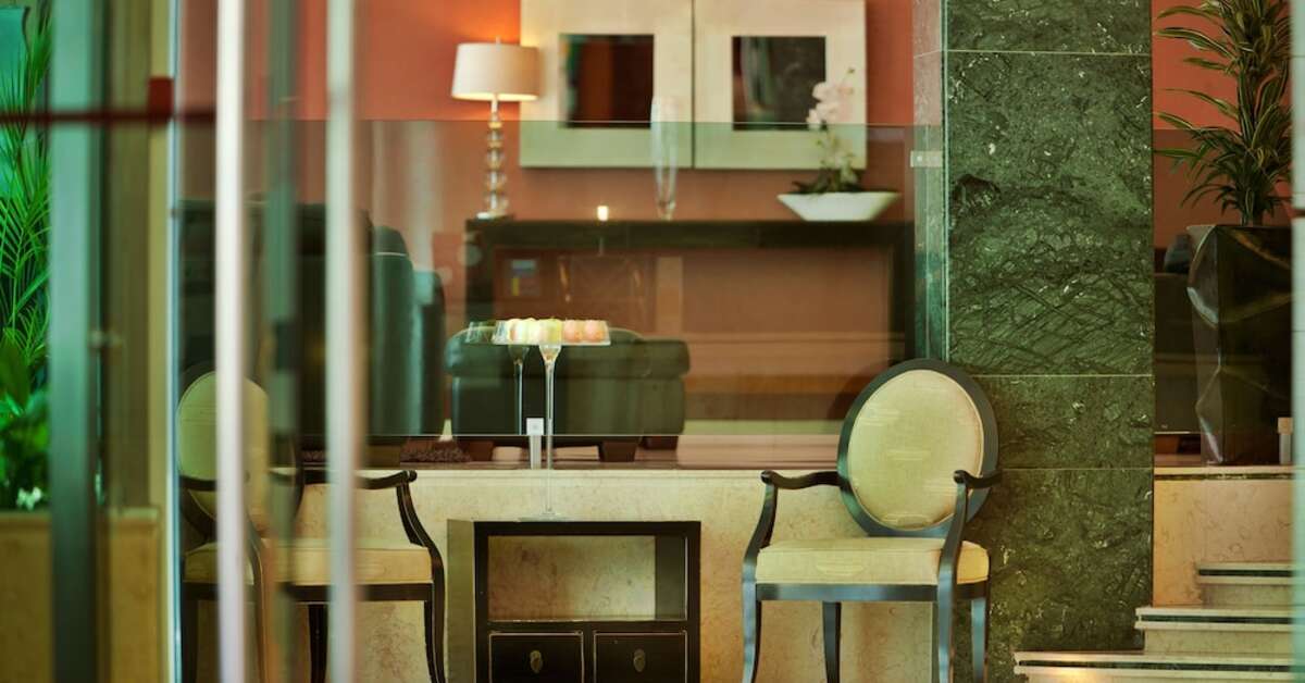 Een foto van het interieur van Turim Europa Hotel