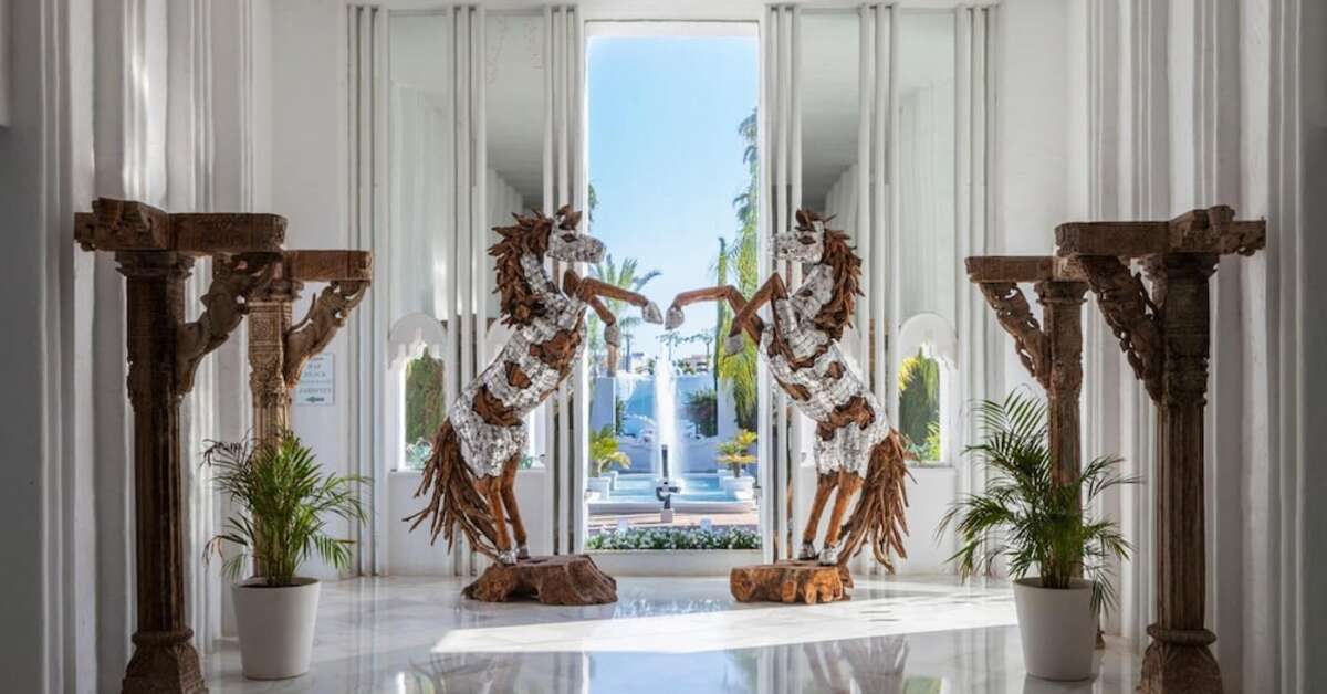 Een foto van het interieur van Hotel Suites Albayzin del Mar