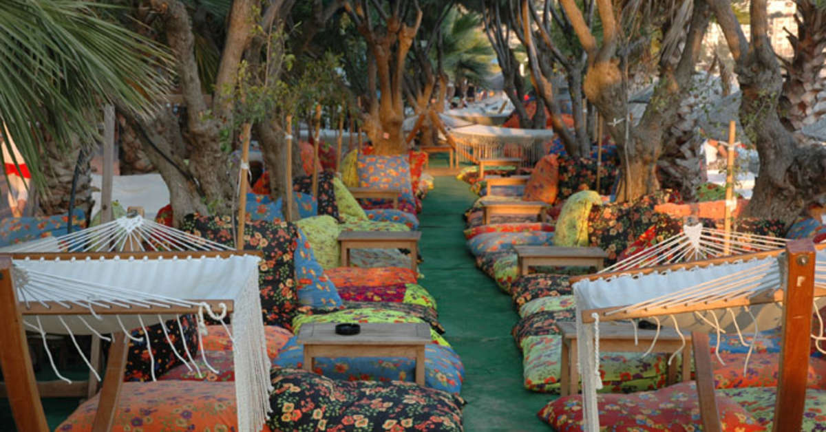 Een foto van het terras bij Okaliptüs Hotel