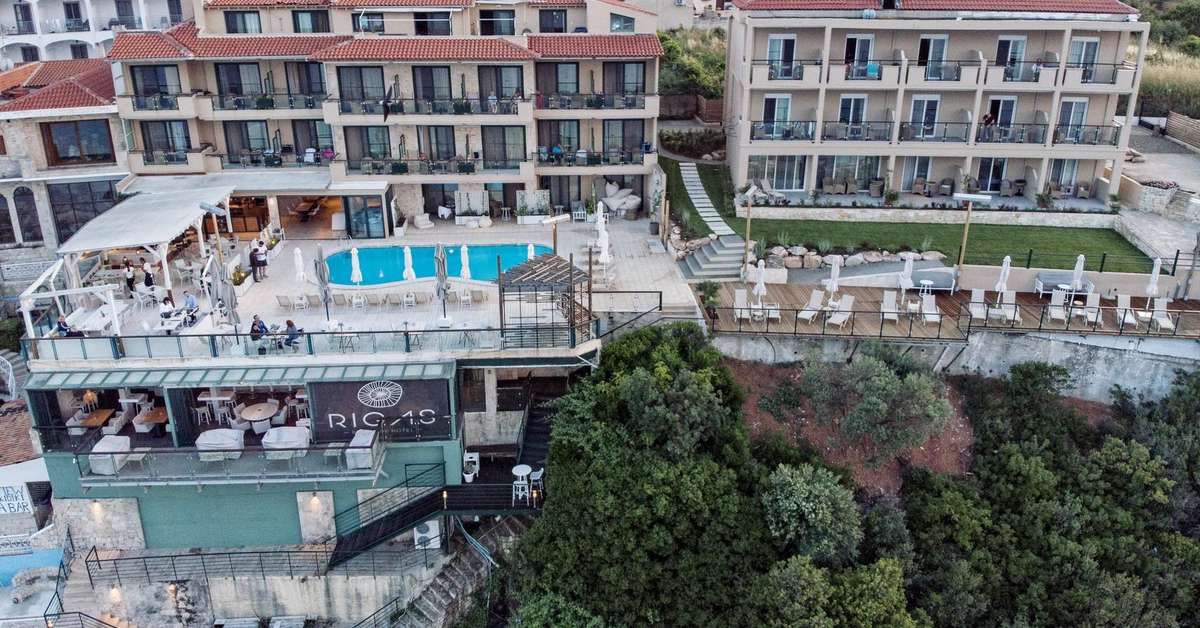 Een foto van het zwembad bij Rigas Boutique Hotel