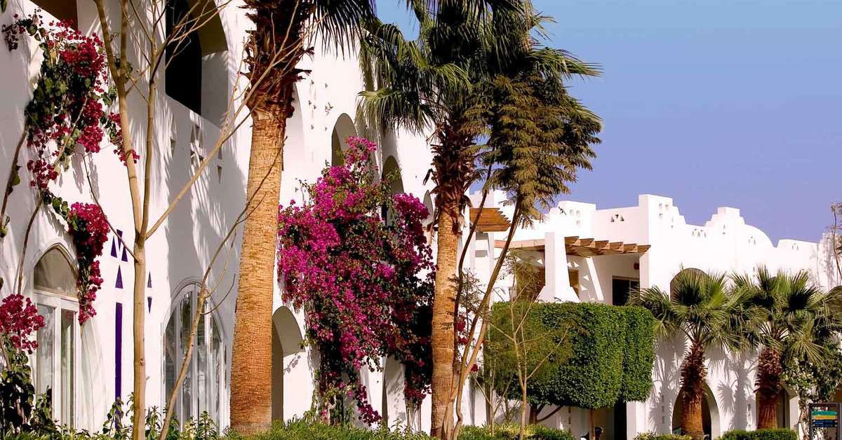 Ein Foto von der Außenansicht des Domina Coral Bay Oasis