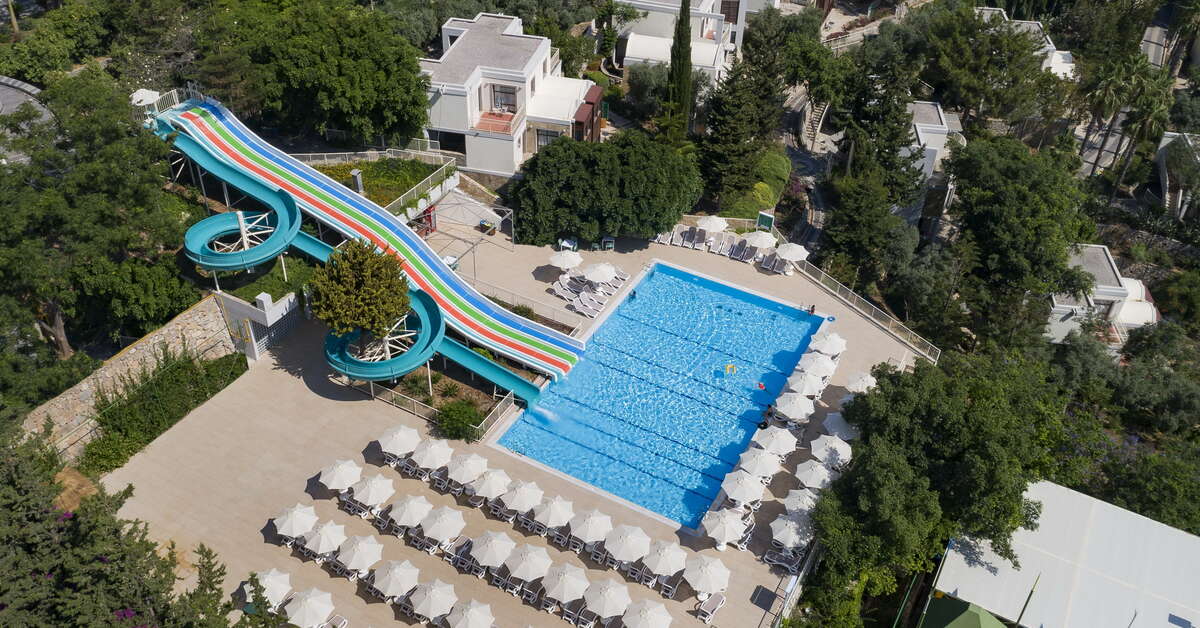 Een foto van het zwembad bij Duja Bodrum Hotel