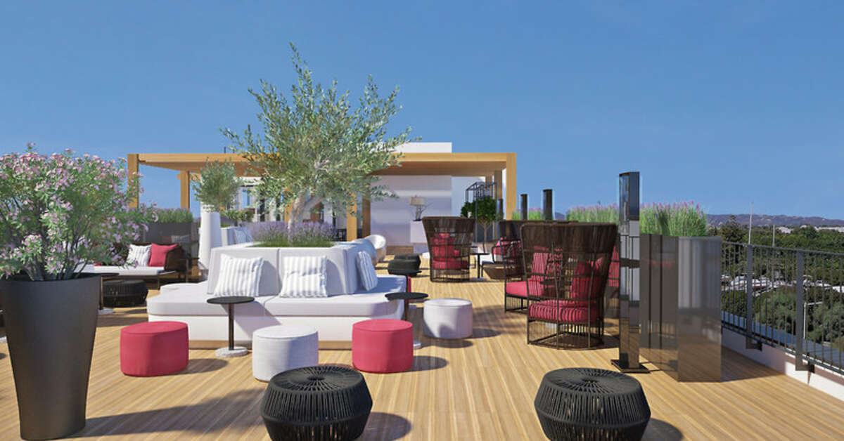 Een foto van het terras bij AP Cabanas Beach & Nature