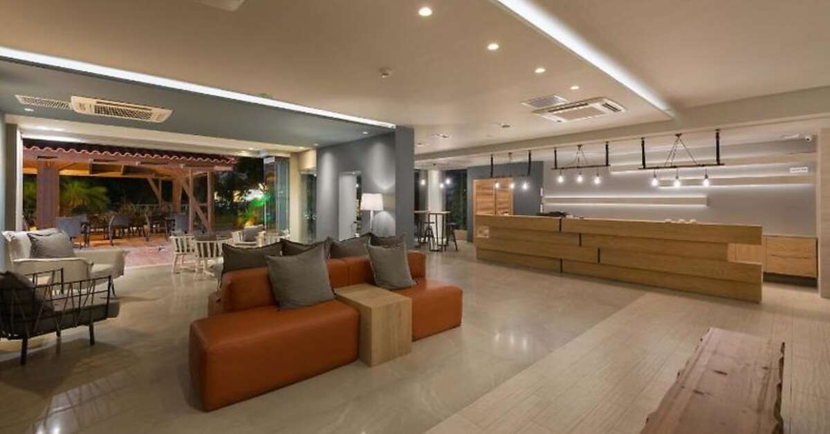 Een foto van het interieur van Matoula Beach
