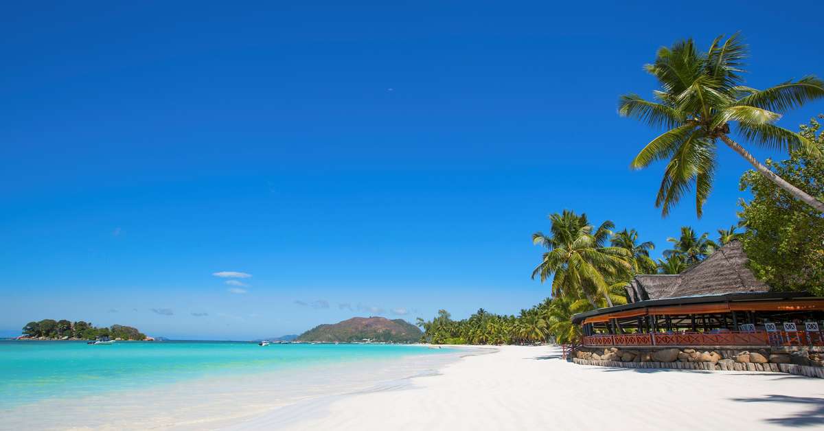 Ein Foto vom Strand beim Paradise Sun Hotel