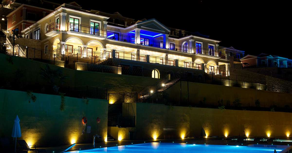 Een foto van het zwembad bij Hotel Kefalonia Bay Palace