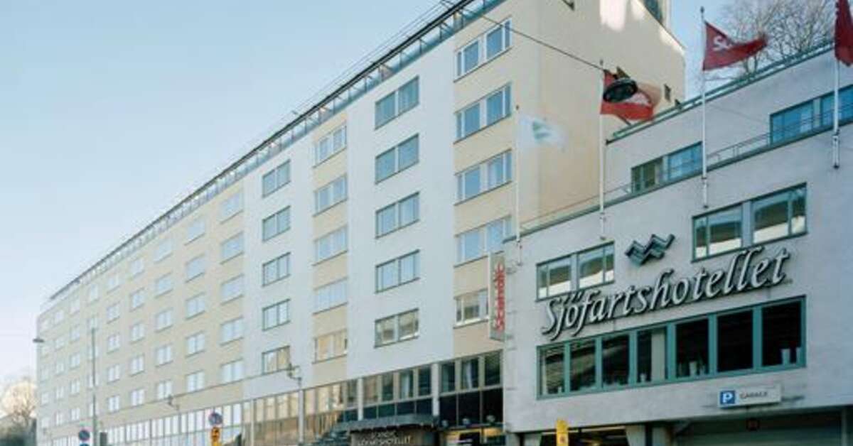 Een foto van de buitenkant van Scandic Sjofartshotellet