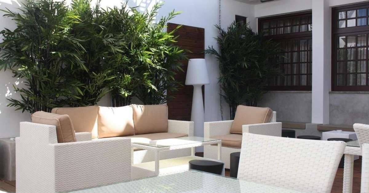 Een foto van het terras bij Josefa D Obidos Hotel
