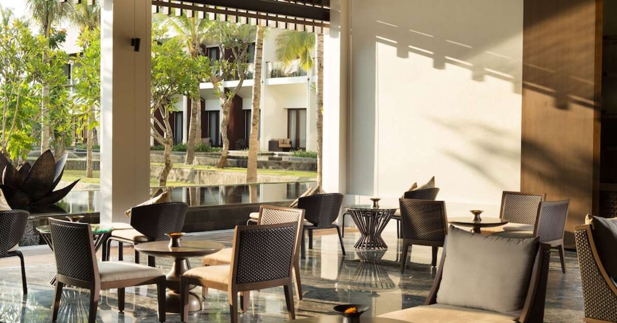 Een foto van het interieur van The Anvaya Beach Resort Bali
