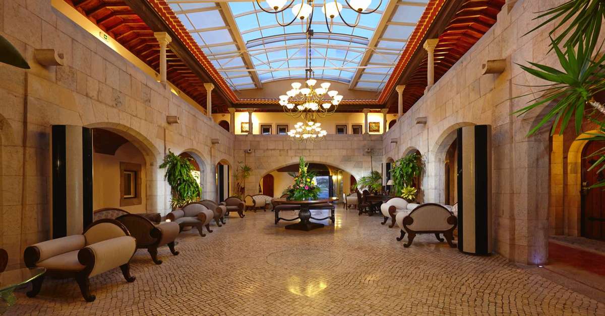 Een foto van het interieur van Fortaleza Do Guincho