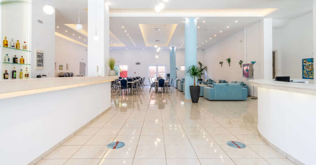 Een foto van het interieur van Santa Maria City Hotel
