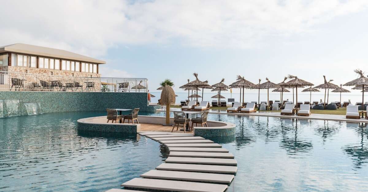 Ein Foto vom Pool im Pepper Sea Club Hotel
