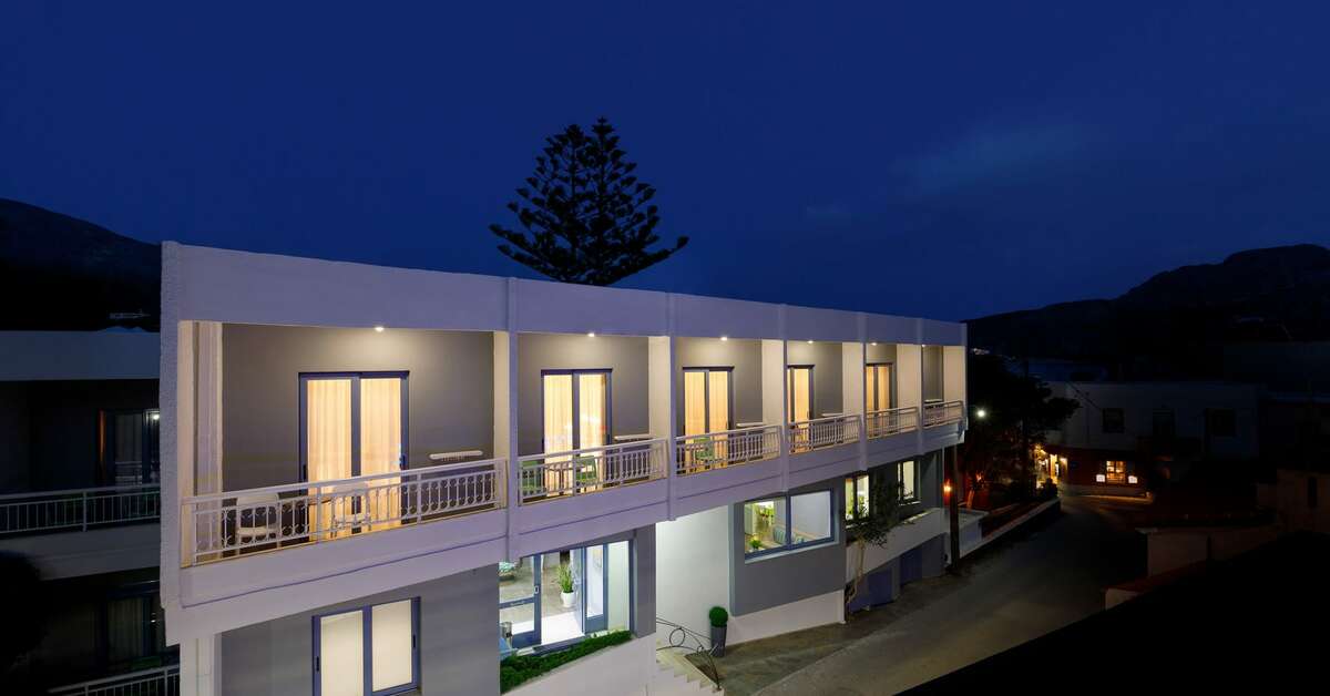 Een foto van de buitenkant van Sofia Hotel Plakias