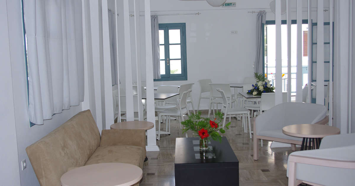 Een foto van het interieur van Iris Boutique Hotel