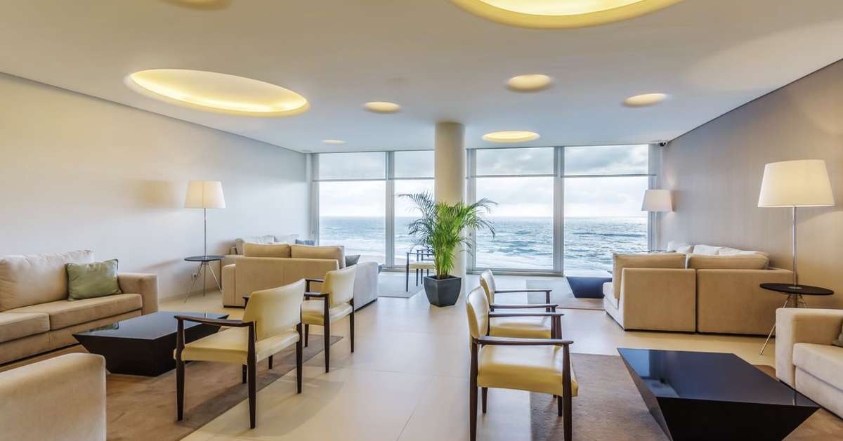 Een foto van het interieur van Hotel Arribas