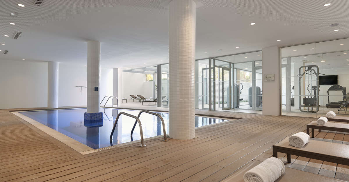 Een foto van het zwembad bij Melia Calvia Beach