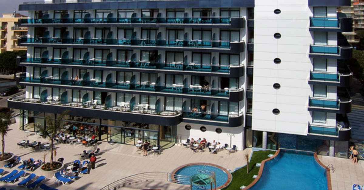 Een foto van het zwembad bij Hotel Blaucel