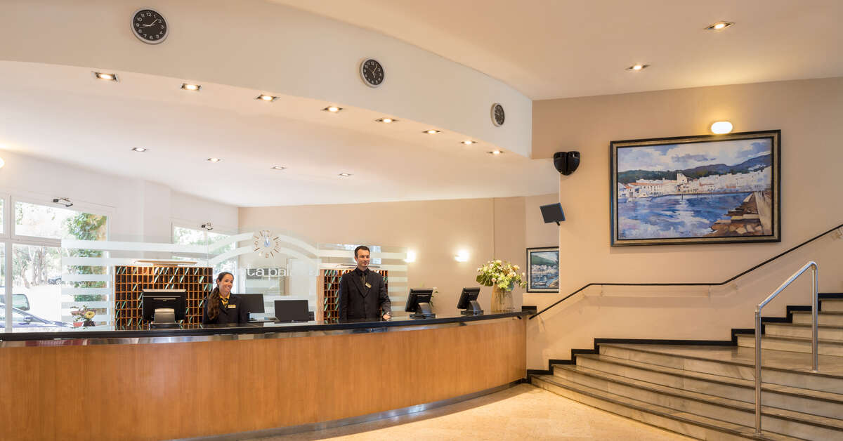 Een foto van het interieur van H-Top Caleta Palace