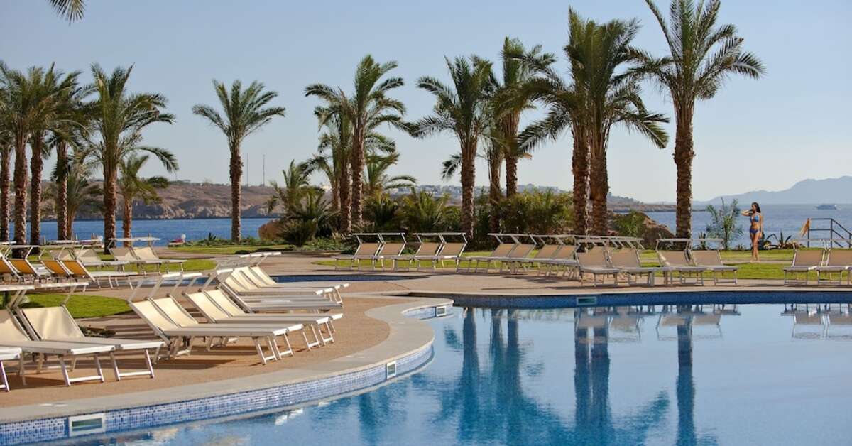 Een foto van het zwembad bij Stella di Mare Beach Hotel & Spa