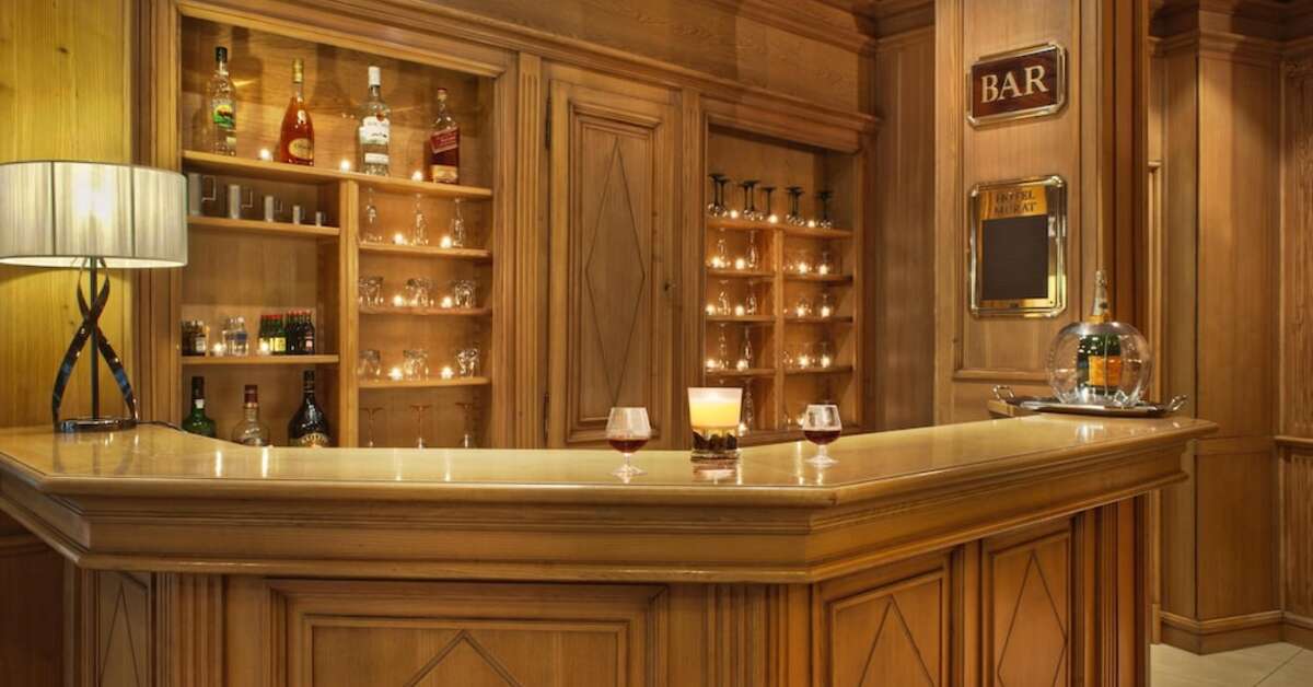 Een foto van het interieur van Hotel Murat