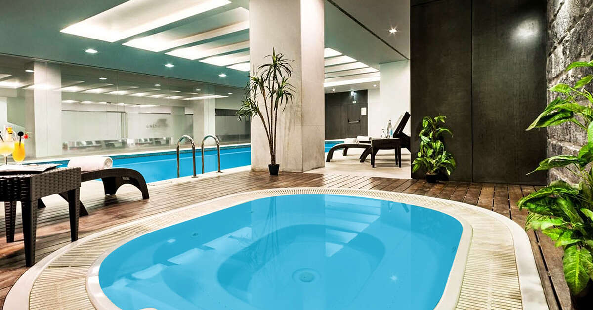 Een foto van het zwembad bij Hotel Marina Atlantico