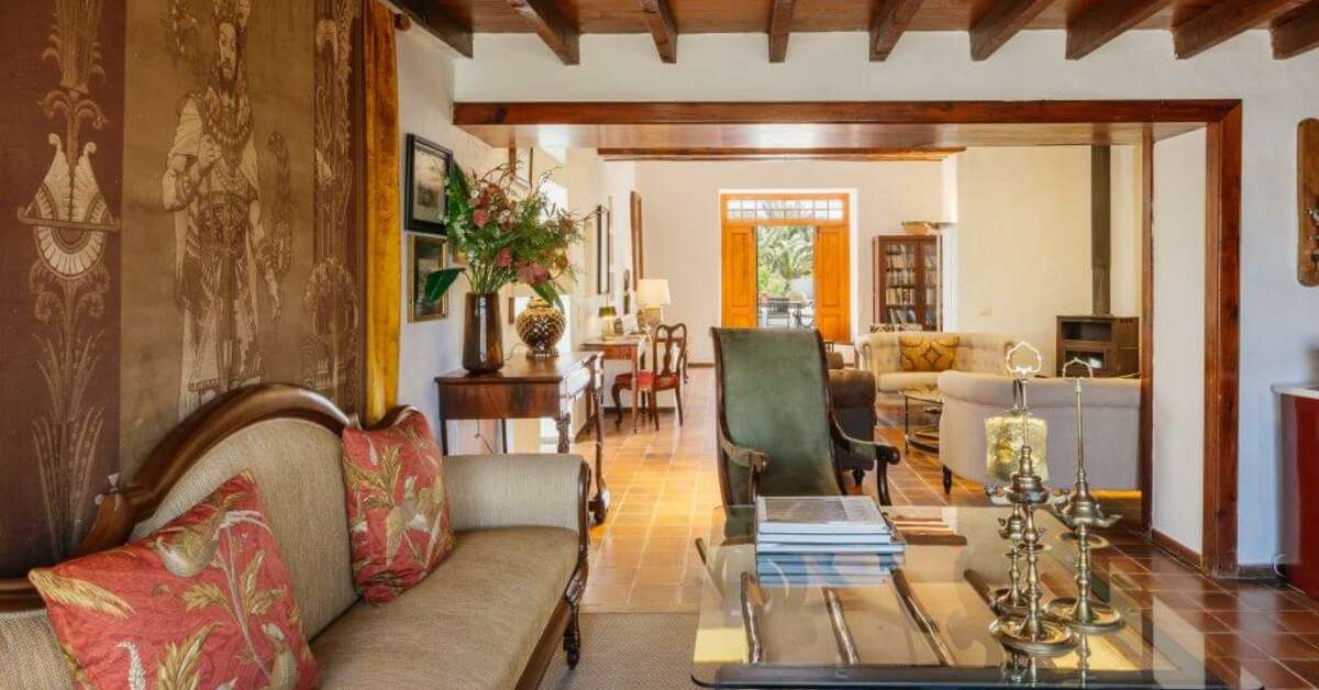 Een foto van het interieur van Hotel El Grifo
