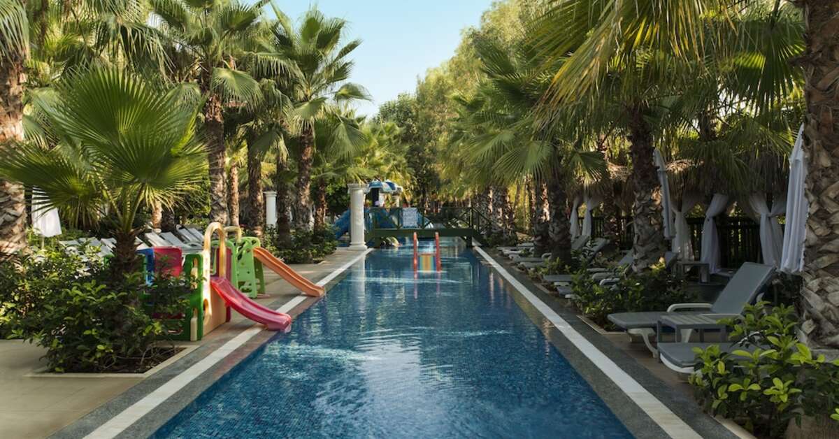 Een foto van het zwembad bij Delphin Palace Hotel