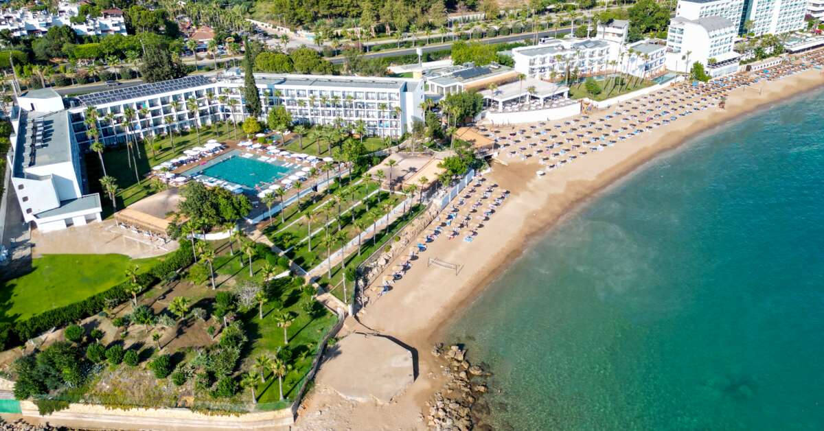 Ein Foto vom Strand beim Hotel Yalihan Aspendos