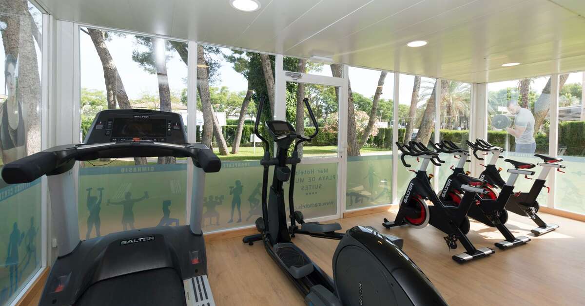 Een foto van de faciliteiten bij Aparthotel Playa de Muro Suites