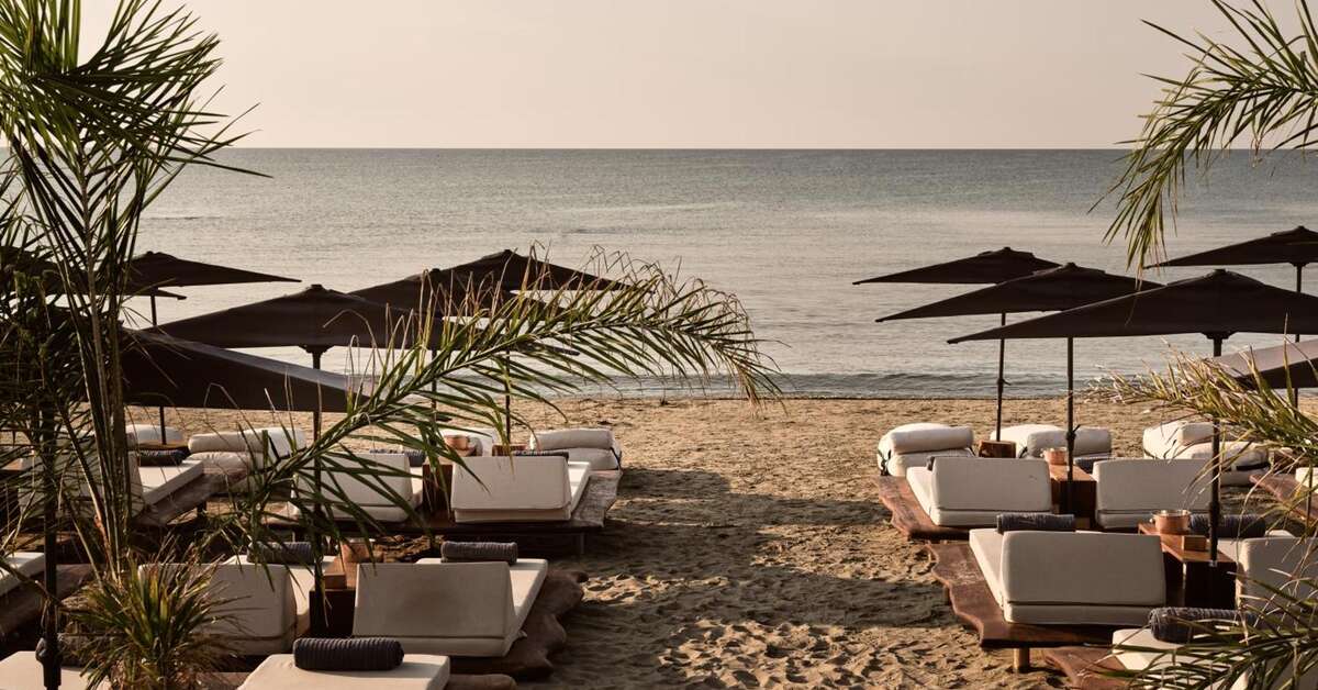 Een foto van het strand bij Gardelli Resort