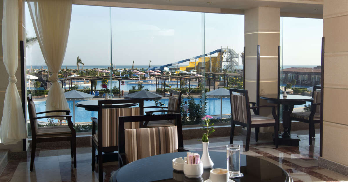 Ein Foto von den Einrichtungen im Sunrise Alora Aqua Park Resort