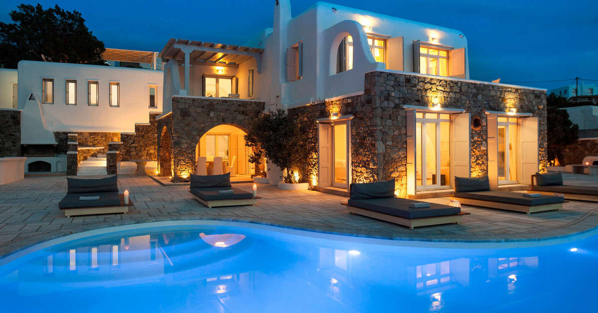 Een foto van het zwembad bij Casa Del Mar Mykonos Seaside Resort