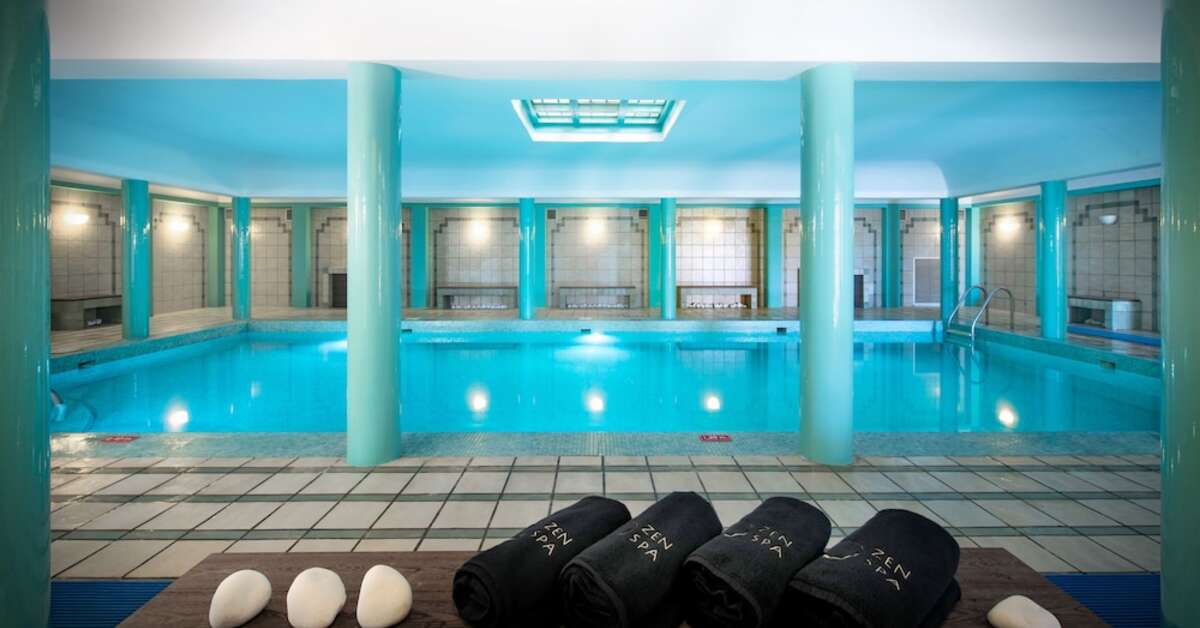 Een foto van het zwembad bij Bella Beach Hotel