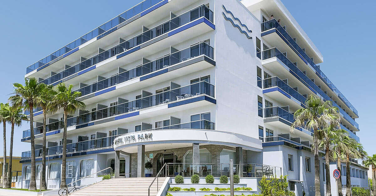 Ein Foto von der Außenansicht des Hotel & Apartments Vista Park