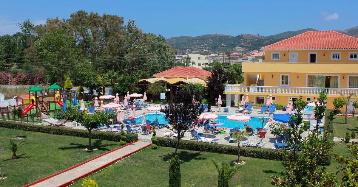 Een foto van het zwembad bij Macedonia Hotel