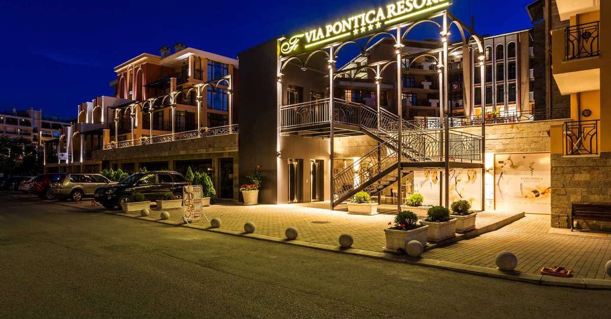 Een foto van de buitenkant van Festa Via Pontica Resort