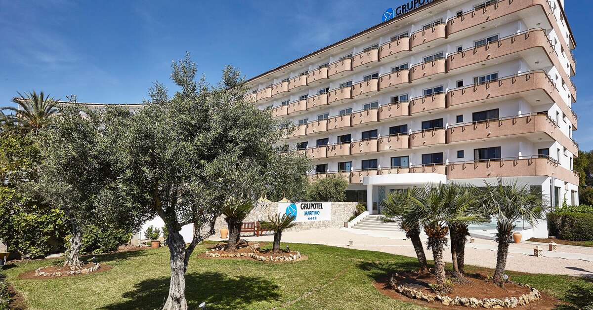 Ein Foto von der Außenansicht des Grupotel Maritimo