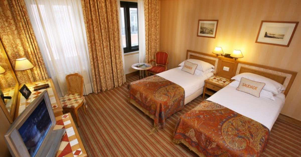 Een foto van een overzicht van Hotel Lisboa Plaza