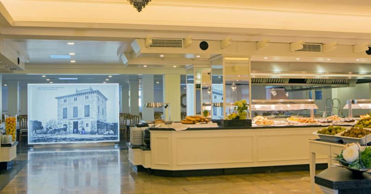 Een foto van de faciliteiten bij Hotel Castell dels Hams