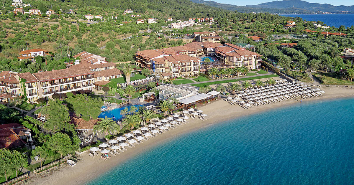 Een foto van het strand bij Anthemus Sea Beach Hotel & Spa