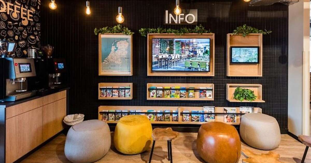 Een foto van het interieur van GuestHouse Hotel Kaatsheuvel