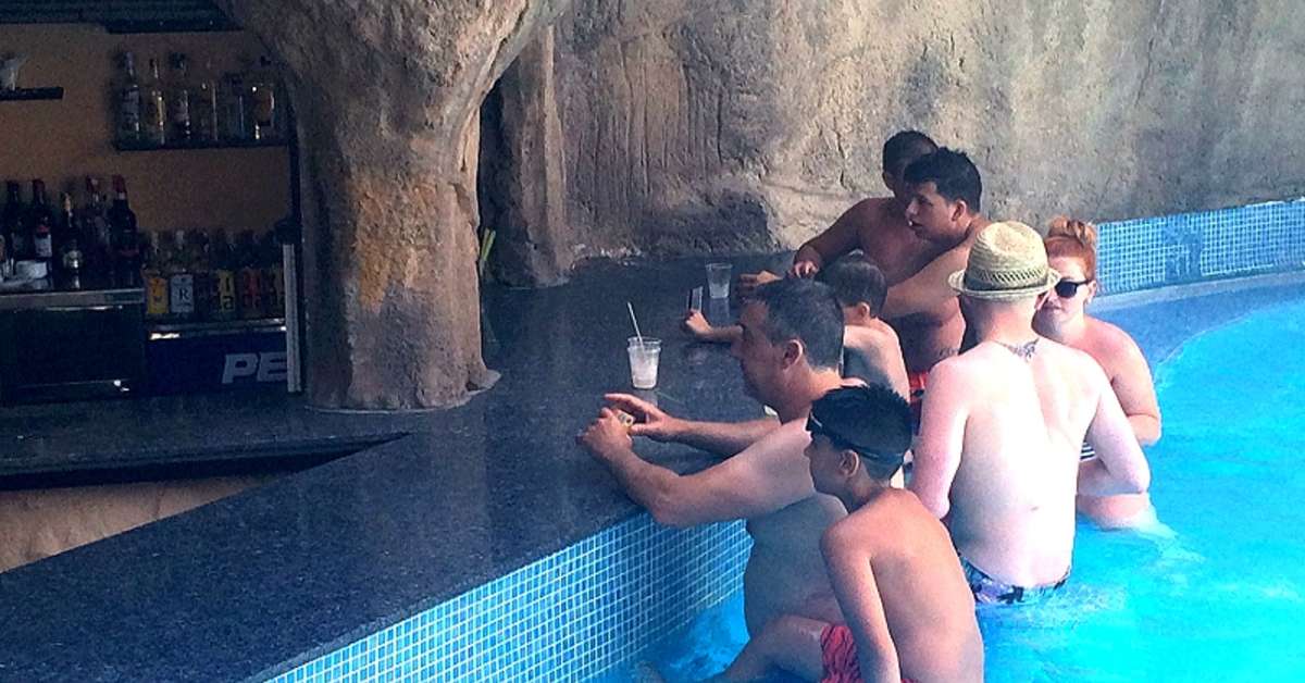 Een foto van het zwembad bij Hotel Magic Aqua Rock Gardens