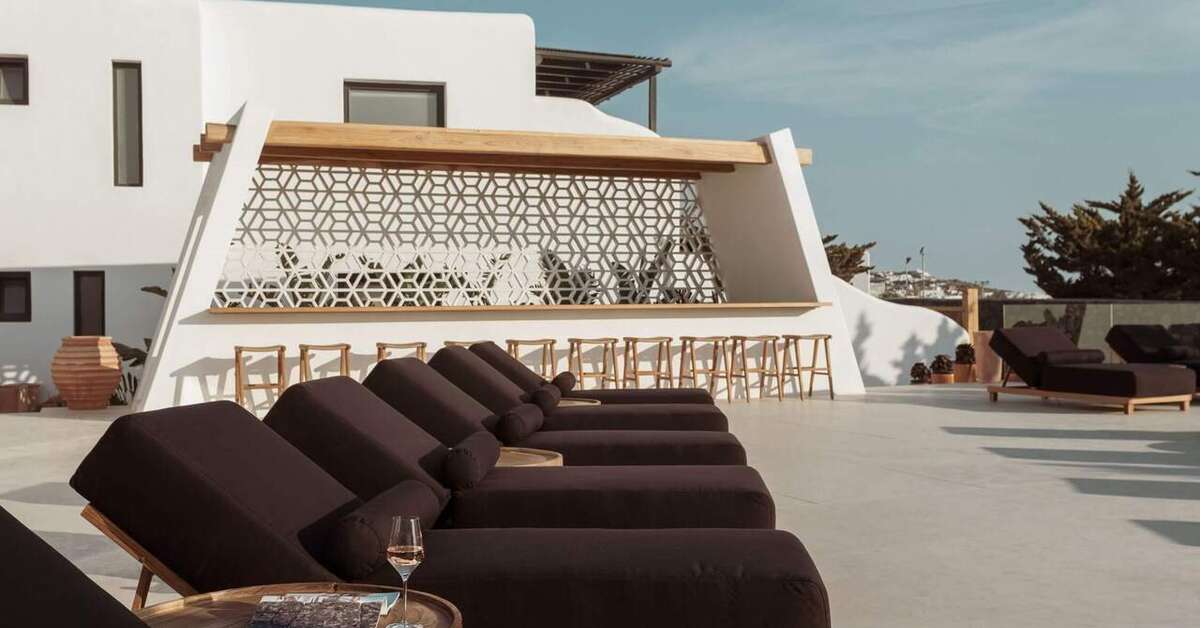 Een foto van de faciliteiten bij Asty Mykonos Hotel & Spa