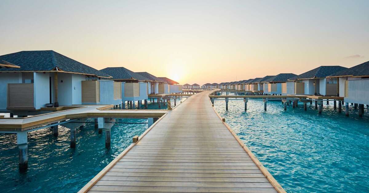 Een foto van de buitenkant van NH Collection Maldives Havodda Resort