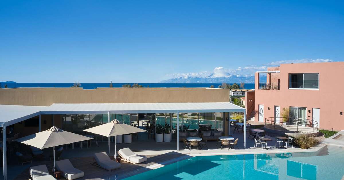 Een foto van het zwembad bij Lena Mare Boutique Hotel