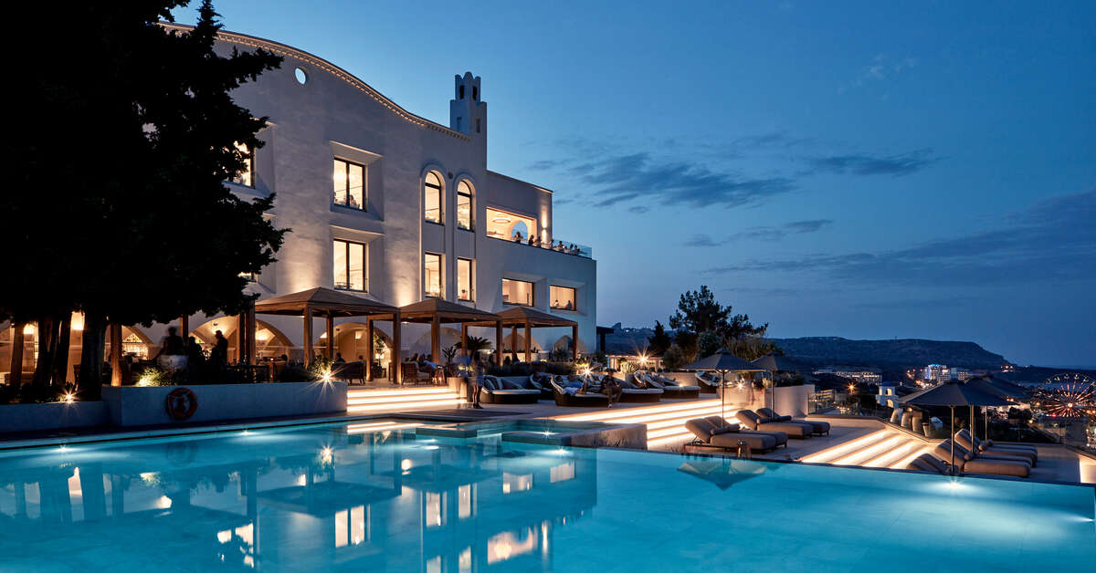 Ein Foto Esperos Village Blue & Spa